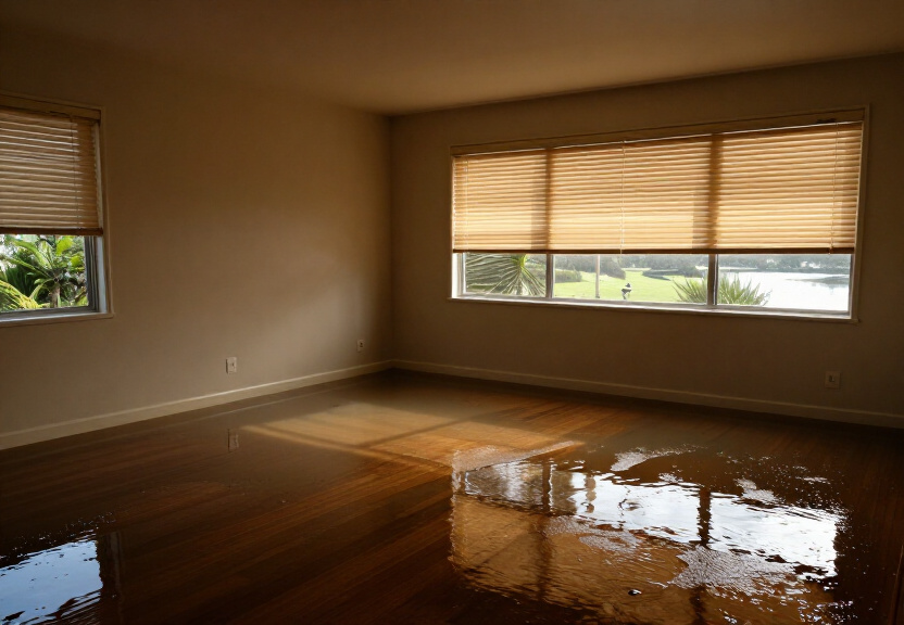 Water-damaged ceiling in a Wiley Park home with visible stains